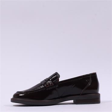 Paul Green Classic Penny Loafer - Brown Patent